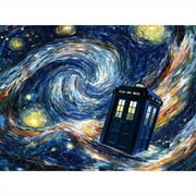Doctor Who Diamond Painting Set (for Adults) 5D DIY Character Diamond Art Set (for Beginners) Round Full Diamond Diamond Painting Gem Art Crafts (Home Wall Decoration Gift)