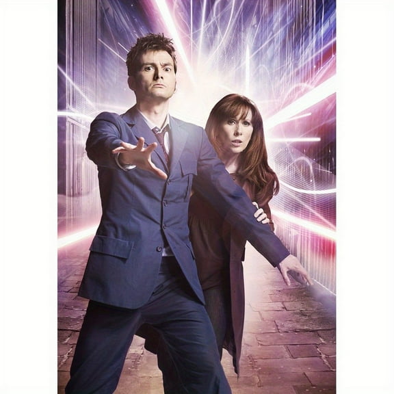 Doctor Who Diamond Painting Set (for Adults) 5D DIY Character Diamond Art Set (for Beginners) Round Full Diamond Diamond Painting Gem Art Crafts (Home Wall Decoration Gift)