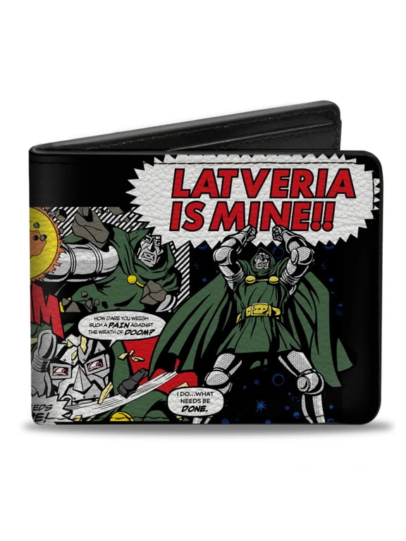 Doctor Doom- Latveria is Mine!! Comic Book Bi-fold Wallet