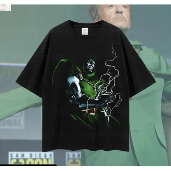 Doctor Doom Marvel Avengers Doomsday Dr Doom Robert Downey Jr. T-Shirt ...