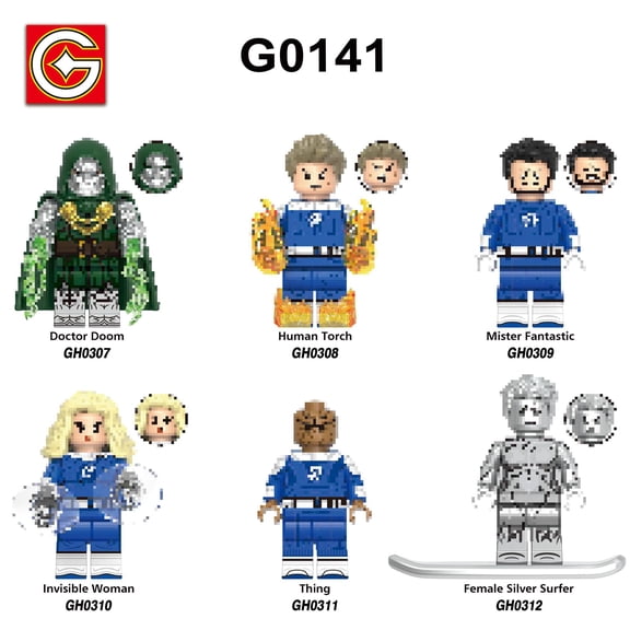 Doctor Doom Minifigure Toys - Action Figures 1.8inch Set, The Best Gift For Christmas, Halloween, Birthdays