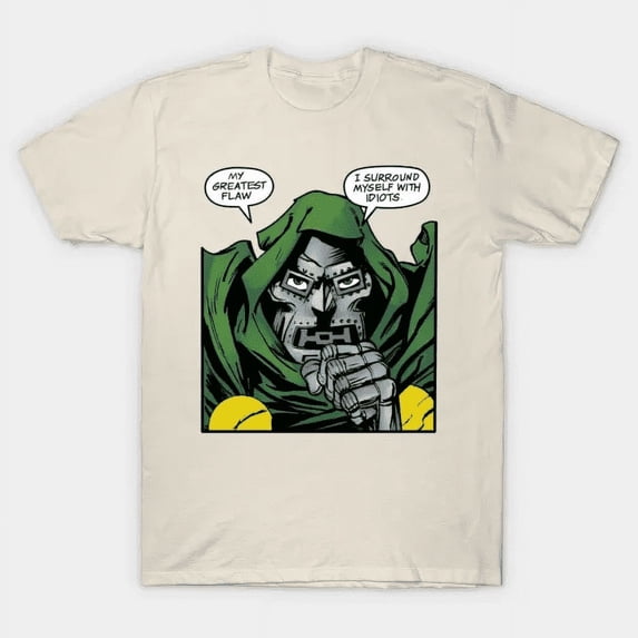 Doctor Doom T-Shirt , Sand Color, Size M