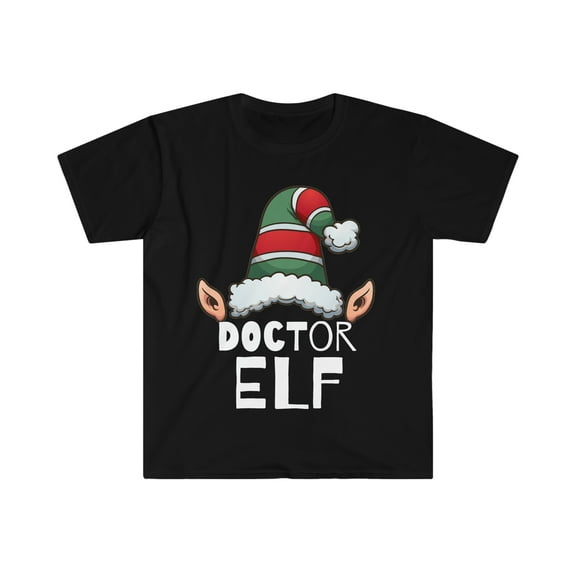 Doctor Elf Unisex T-shirt, S-3XL Christmas Medical School Elves