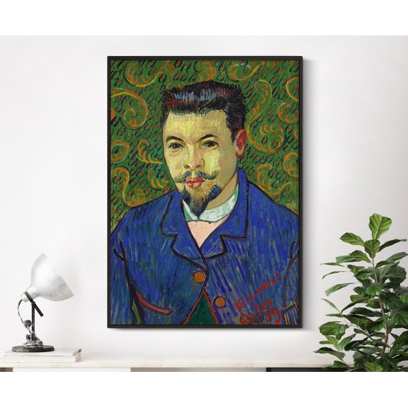 Doctor Felix Rey Van Gogh Print Portrait Art, Unframed Poster