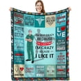 thumbnail image 1 of Doctor Gifts for Men Women, Blue Doctor Themed Blanket for Doctors Dr Physicians, Appreciation Retirement Blanket Gifts for Doctors, Unique Graduation Gifts for Medical Students 60"x50", 1 of 5