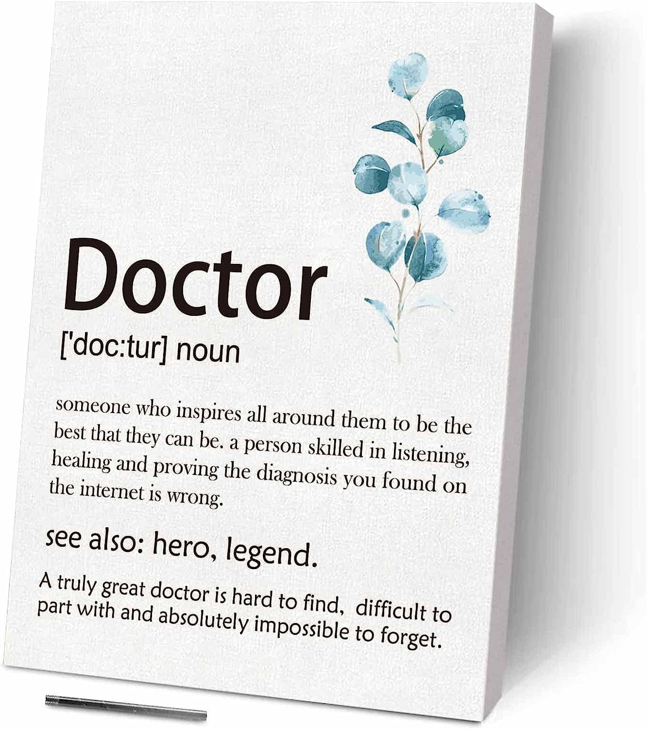 Doctor Gifts for Women Men, White Coat Ceremony Gifts - Inspirational Wall  Art Doctor Definition - Thank You Gifts, Retirement Gifts for Doctors,  Doctor Graduation Gifts - Walmart.com, image size:1332x1500