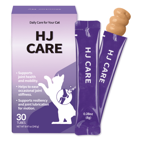 Doctor By HJ CARE Cat Joint Supplement Hip&Joint Care Glucosamine for cats Arthritis pain relief with Glucosamine & Chondroitin 30 lickable Formula Individually Packaged, Salmon