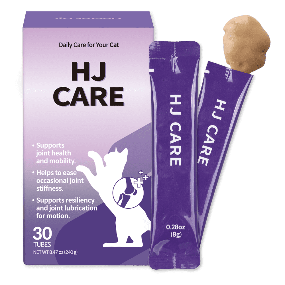 Doctor By HJ CARE Cat Joint Supplement Hip&Joint Care Glucosamine for cats Arthritis pain relief with Glucosamine & Chondroitin 30 lickable Formula Individually Packaged, Salmon