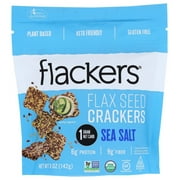 Doctor In The Kitchen Organic Flax Seed Crackers Sea Salt, 5 Oz