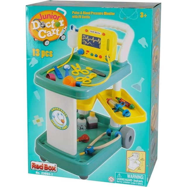 Doctor Kit For Toddlers 35, Pretend Play Toy Medical Station, Includes