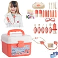 thumbnail image 1 of Doctor Kit Set Pretend Play Doctor Kit 31 Pieces Doctor Playset Gift for Toddlers Ages 3+, 1 of 8
