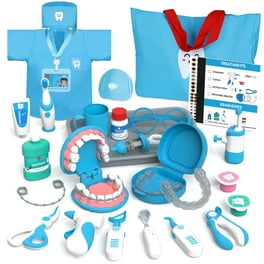 エリソン　シンカッツ~Doctor set~希少なダイ Super Smile Kids Dentist Kit with Braces, Pretend Play Teeth