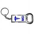 thumbnail image 1 of Doctor Md Caduceus Medical Symbol Keychain Key Chain Ring Bottle Bottlecap Opener, 1 of 1