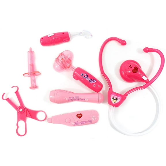 Doctor Nurse Medical Kit Playset for Kids (Pink) PS103 Toy for 4 year old