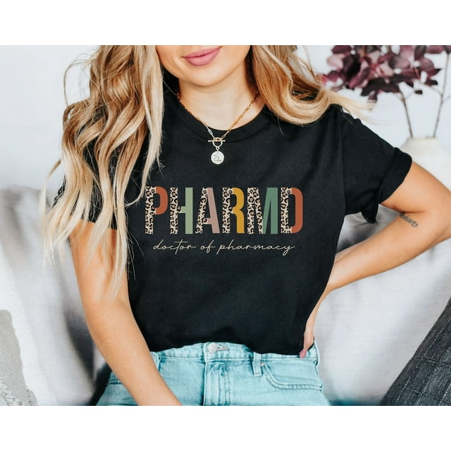 Doctor Of Pharmacy Gift, Pharmacist Shirt, PharmD Shirt, Leopard Print ...