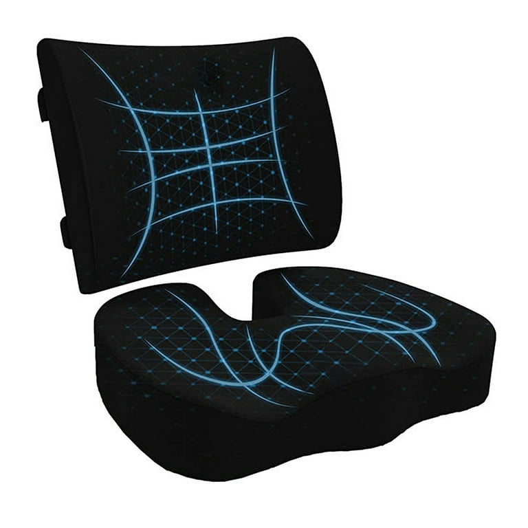 Dreamer car Seat cushion for car Seat Driver - Memory Foam Office chair  cushions with Larger Size to Add More comfort