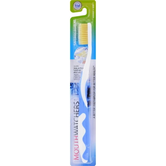 Doctor Plotkas Mouth Watchers Antimicrobial Soft Bristle Adult Toothbrush Green, 1 Ea