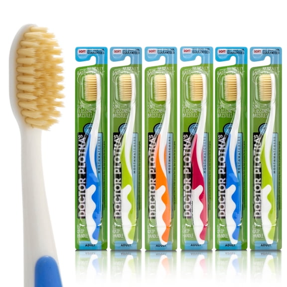 Doctor Plotka's Mouthwatchers 6 Pack - Adult Toothbrushes