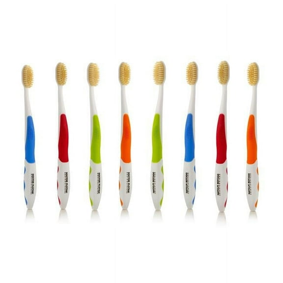 Doctor Plotka's protective Flossing Bristle Toothbrush by Mouthwatchers - 8 Pack