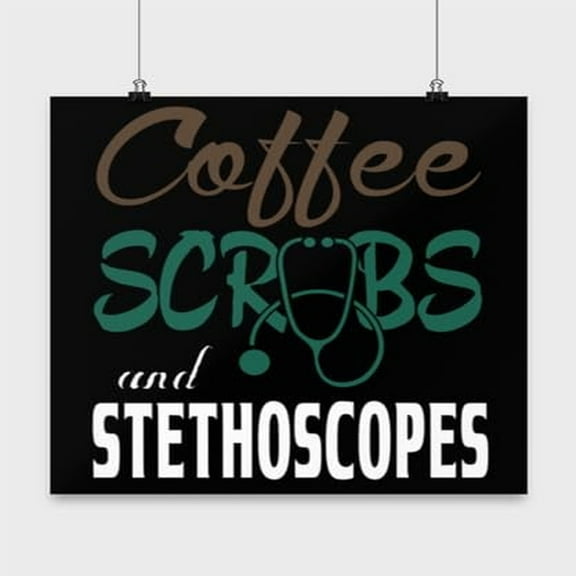 Doctor Wall Art - Nurse Decor - 13x13 Poster Print - Medical Office