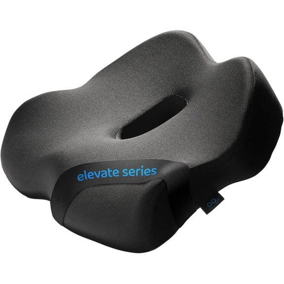 Doctor Recommended Memory Foam Seat n for Office Chairs & Car - Ergonomic Office Desk Accessories - ns for Tailbone Pain Relief, Sciatica & Back Support Pillow