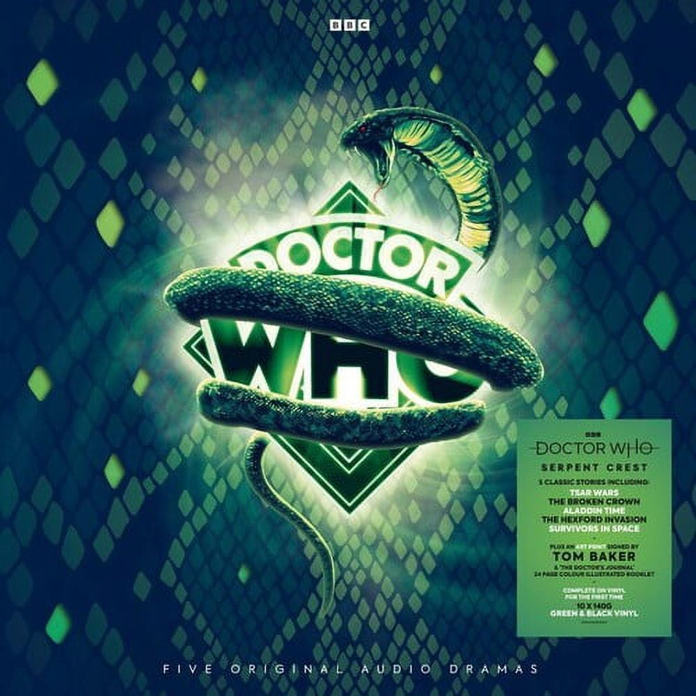 Doctor Who - Serpent Crest - Limited Boxset includes 10 140-Gram LP's pressed on Black & Green Colored Vinyl with a Full-Color Booklet - Music & Performance