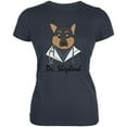 thumbnail image 1 of Doctor Shepherd German Dog Funny Cute Juniors Soft T Shirt Indigo Blue MD, 1 of 1