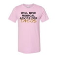 thumbnail image 1 of Doctor Shirt, Nurse Shirt, Will Give Medical Advice For Tacos, Taco Shirt, Gift For Doctor, Nurse Gift, Taco Gift, Unisex Fit, Taco Lover, Lilac, LARGE, 1 of 1