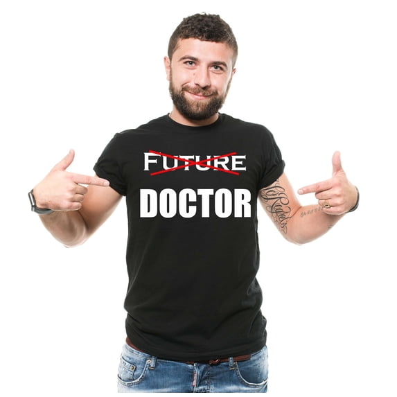 Doctor Shirts Fresh Graduate Tee Doctor Graduation T-Shirt Medical Student Gift Medical School Shirt (X-Large Black)