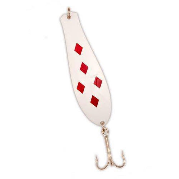 Doctor Spoon Original Series 1-3/16 oz 4-1/2" Long - White/Red 5 of Diamonds