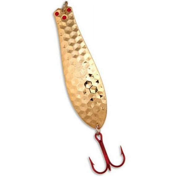 Doctor Spoon Premium Finish Series 3/8 oz 2-1/2" Long-Hex Hammered Gold