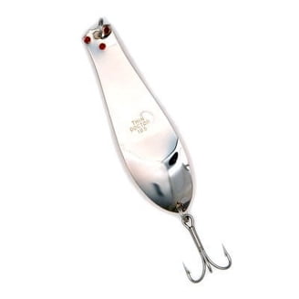 doctor fishing lure Spoons Orginal Lures Series - Made in USA - Saltwater & Freshwater - Eagle Claw Hook - Walleye, Bass, Northern, Pike, Salmon, Trout, Striper & More making itself perceived by fish Kastmaster DR Tungsten 3/32 oz