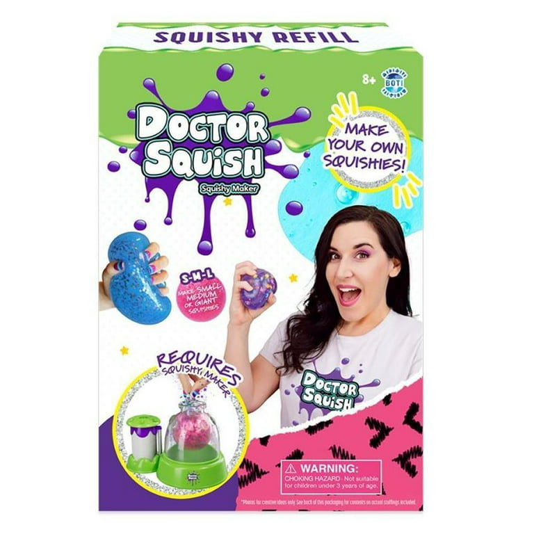 Doctor Squish Squishy Maker Refill Kids Craft Kit Powder Slime