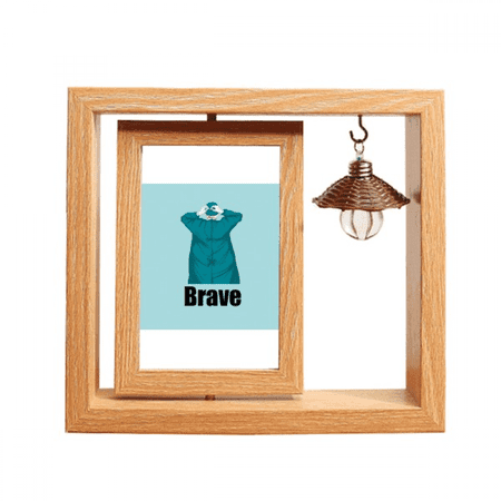 Doctor Stay Home Save Valor Wooden Rotating Picture Photo Frame 4x6