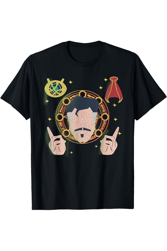 Doctor Strange Eye Agamotto Cloak Levitation DTG Print Unisex T-Shirt