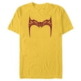thumbnail image 1 of Doctor Strange Multiverse of Madness Scarlet Witch Tiara - Short Sleeve Blended T-Shirt for Adults - Customized-Yellow, 1 of 5