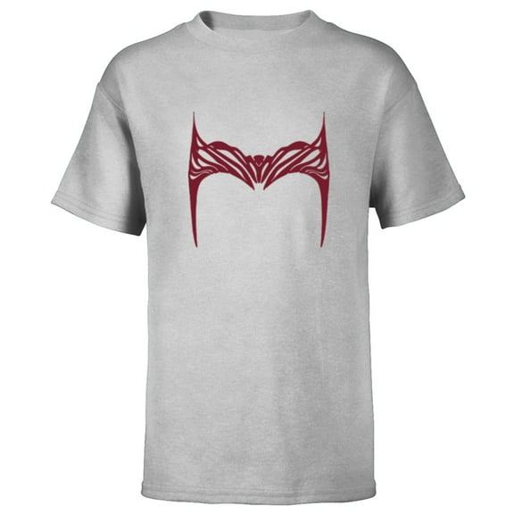 Doctor Strange Multiverse of Madness Scarlet Witch Tiara - Short Sleeve T-Shirt for Kids - Customized-Athletic Heather