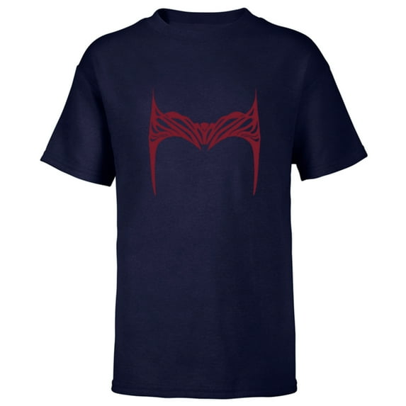 Doctor Strange Multiverse of Madness Scarlet Witch Tiara - Short Sleeve T-Shirt for Kids - Customized-Navy