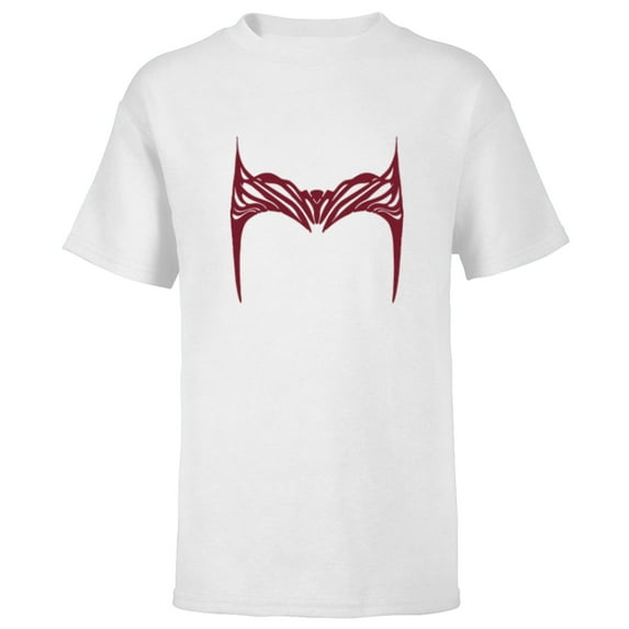 Doctor Strange Multiverse of Madness Scarlet Witch Tiara - Short Sleeve T-Shirt for Kids - Customized-White