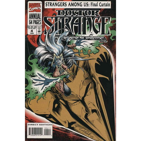 Doctor Strange: Sorcerer Supreme Annual #4 VF ; Marvel Comic Book