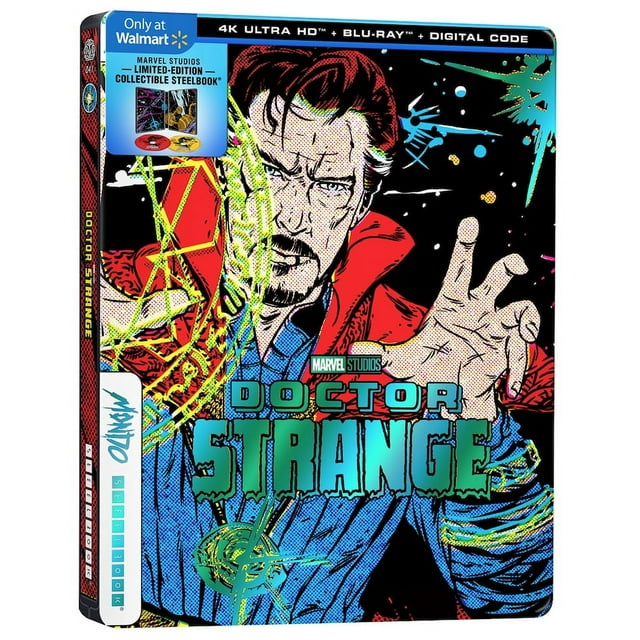 Doctor Strange Walmart Exclusive Mondo Steelbook (4K Ultra HD + Blu-ray + Digital Code)