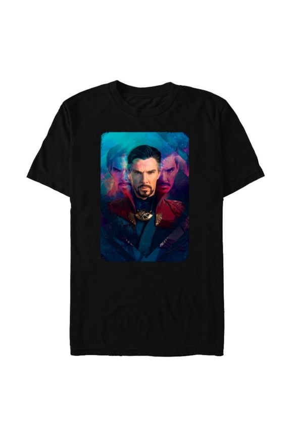 Doctor Strange in the Multiverse of Madness Shadows - Short Sleeve Blended T-Shirt for Adults - Customized-Black