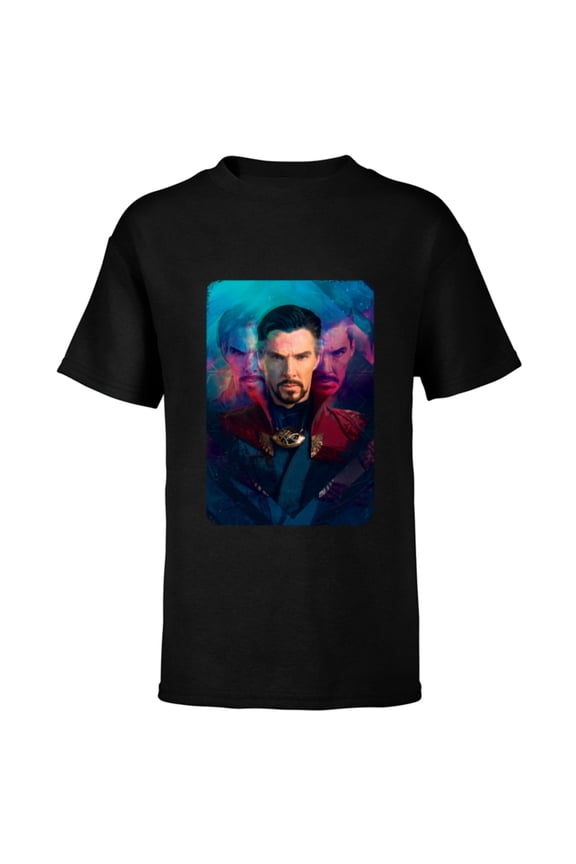 Doctor Strange in the Multiverse of Madness Shadows - Short Sleeve T-Shirt for Kids - Customized-Black
