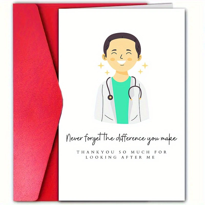 Doctor Thank You Card – Heartfelt “Never Forget The Difference You Make ...