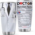thumbnail image 1 of Doctor Tumbler Coffee Mugs Doctors Appreciation Tumbler Stainless Steel Tumblers Wine Travel Insulated Mug Cup 20 Oz Decor Gifts For Men Graduate Graduation Day Retirement, 1 of 6