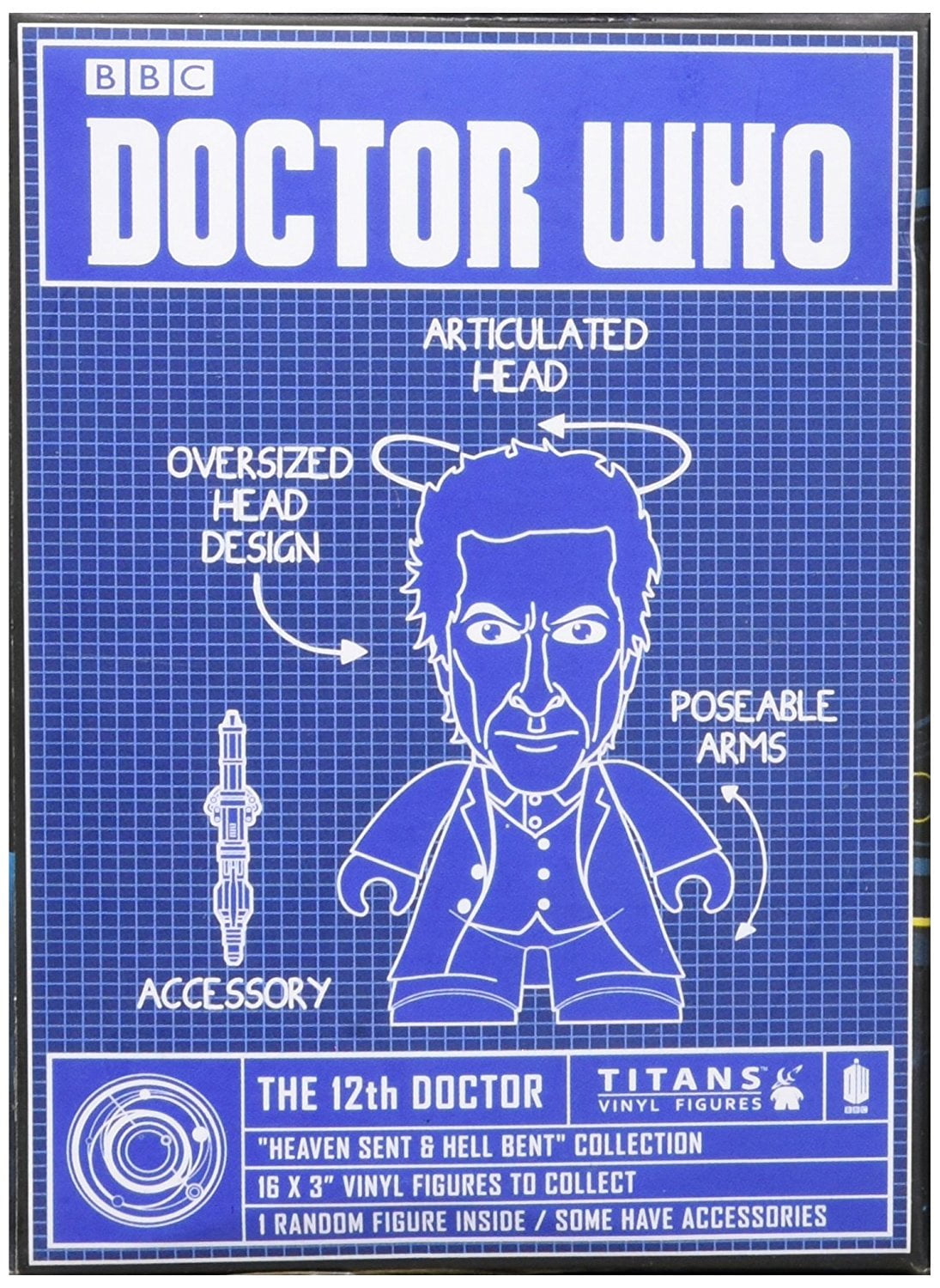 TITAN MERCHANDISE Doctor Who 12th Doctor Heaven Sent and Hell Bent Mini-Figure