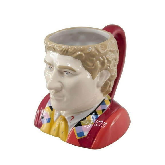Doctor Who 6th Doctor Colin Barker Ceramic 3D Toby Jug Mug