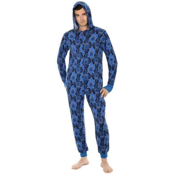 Doctor Who Argyle TARDIS Screwdriver Pajamas, Large