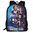 thumbnail image 1 of Doctor Who Backpack, Casual Laptop Backpack for College School, Back To School Gift for Men & Women, Unisex Computer Bag, Fits 15 Inch Notebook, 1 of 9