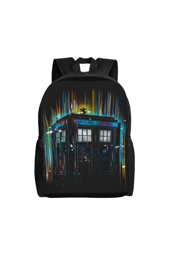 Doctor Who Backpack Laptop Backpack For Women 3d Printing Large Capacity Casual Daypack